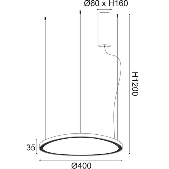 Φωτιστικό Οροφής Led Aca Harmony Br97ledp40gd από Αλουμίνιο - Χρυσό image 1