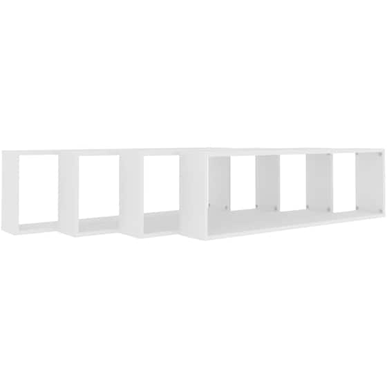Ράφια Τοίχου VidaXL από Μοριοσανίδα 100x15x30 cm 4 Τμχ - Λευκό image 5