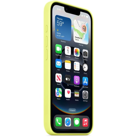 Θήκη Apple iPhone 16e - Apple Silicone Case - Neon Yellow image 1