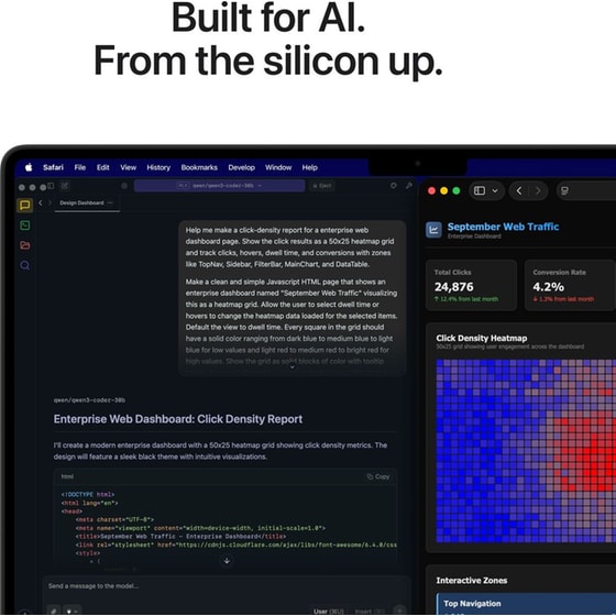 Apple MacBook Pro 14" M5 Pro Chip QHD+ (Apple M5 Pro 15 Cores/24GB/1TB SSD/16 Cores GPU/macOS) Space Black image 3