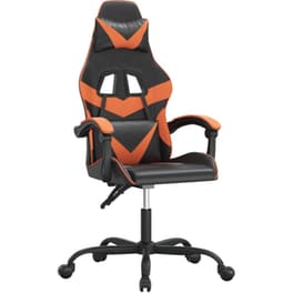 Καρέκλα Gaming VIDAXL 3143848 από Τεχνητό Δέρμα - Μαύρο