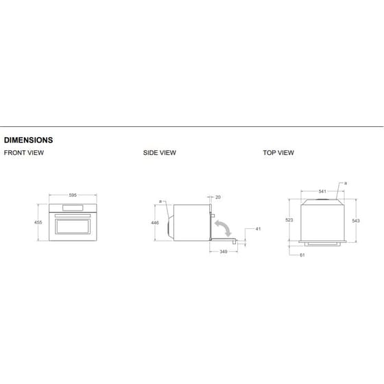 BERTAZZONI FHER4077MTAG3 38 Lt Μπεζ Εντοιχιζόμενος Φούρνος Μικροκυμάτων image 2
