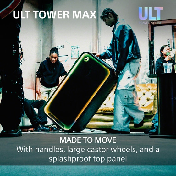 Party Speaker Sony ULT Tower Max 2150W - Black image 6
