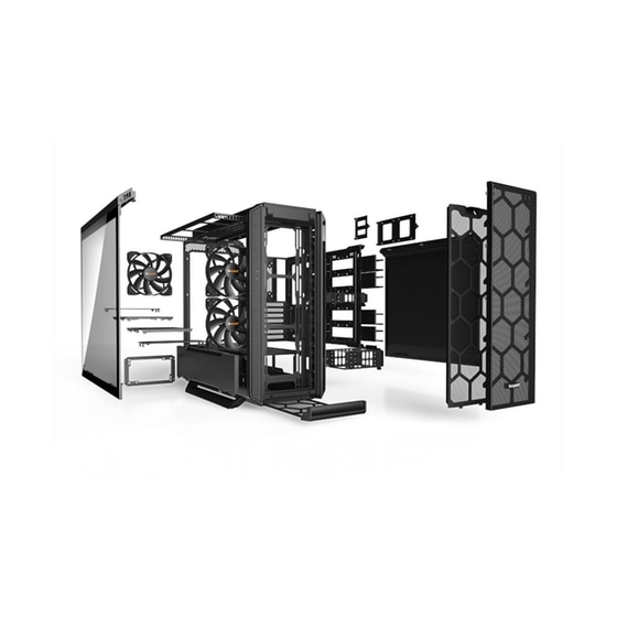 Κουτί Desktop Silent Base Window BeQuiet! 802 - Μαύρο image 5