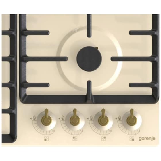 GORENJE GW642CLI 60 cm Μπεζ Εστία Αερίου Αυτόνομη image 1