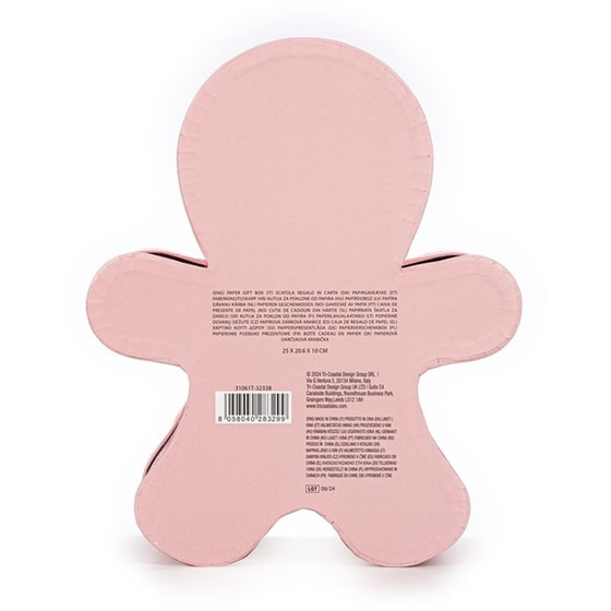 Κουτί Διακοσμητικό Tri-Coastal Gingerbread Man Xmas image 3