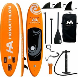 Φουσκωτή Σανίδα SUP Homathlon Mykonos 335 x 83 cm - Πορτοκαλί