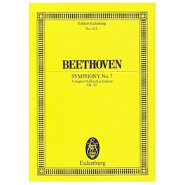 Βιβλίο Για Σύνολα Editions Eulenburg Beethoven - Symphony In A Major Nr.7 Op.92 [pocket Score]