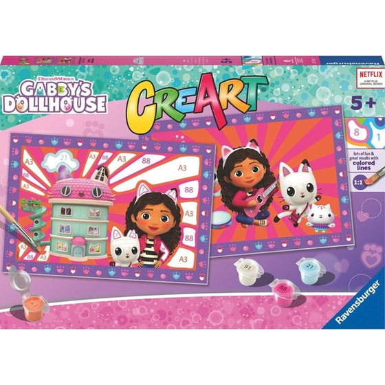 Σετ Ζωγραφικής Ravensburger CreArt Junior Ζωγραφική Gabby's Dollhouse image 0