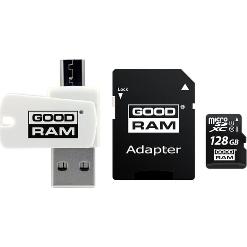 GOODRAM Goodram All In One 128gb Micro Card Cl10 Uhs I +card Reader M1a4