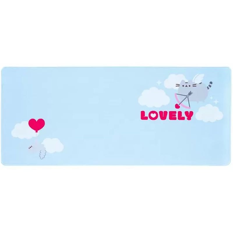 Grupo Erik PUSHEEN Purrfect Love Collection Gaming Mouse Pad XL 800 mm - Light Blue