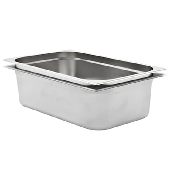 Vidaxl Λεκάνες Gastronorm 2 Τεμ. Gn 1/1 150 Χιλ. Από Ανοξείδωτο Ατσάλι image 0