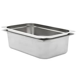 Vidaxl Λεκάνες Gastronorm 2 Τεμ. Gn 1/1 150 Χιλ. Από Ανοξείδωτο Ατσάλι