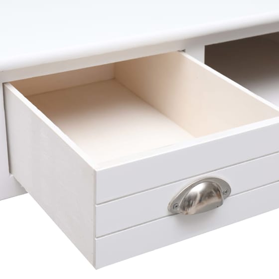 Γραφείο Μελέτης VidaXL από Ξύλο 110x45cm - Λευκό image 4