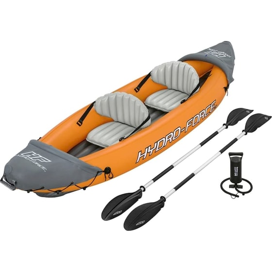 Καγιάκ Φουσκωτό Διθέσιο Bestway Hydro-Force Rapid Χ2 321cm - Πορτοκαλί/ Γκρι image 1