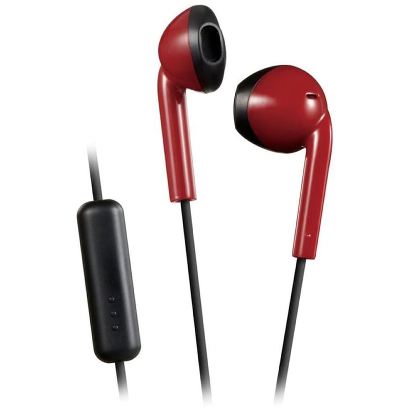 JVC Ακουστικά Handsfree JVC HA-F19M 3.5mm Jack - Κόκκινο