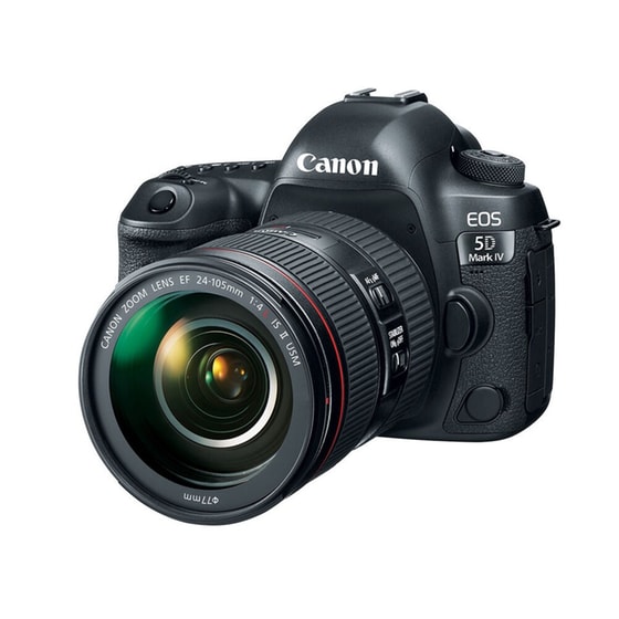 DSLR Canon EOS 5D Mark IV & Φακός 24-105mm f/4 L II - Μαύρο image 1