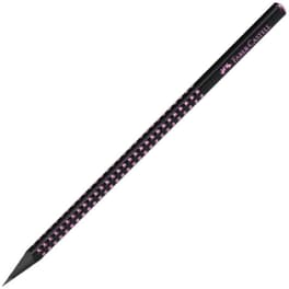 Μολύβι Faber Castell Sparkle Midnight B Ροζ