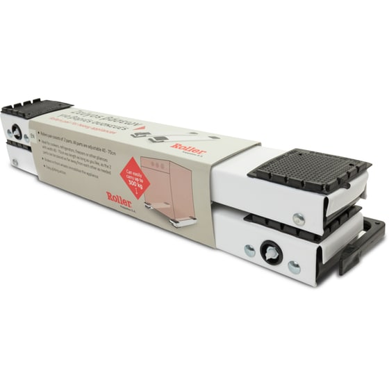 ROLLER 00672 Λευκό Βάση Τροχήλατη Ζεύγους image 2