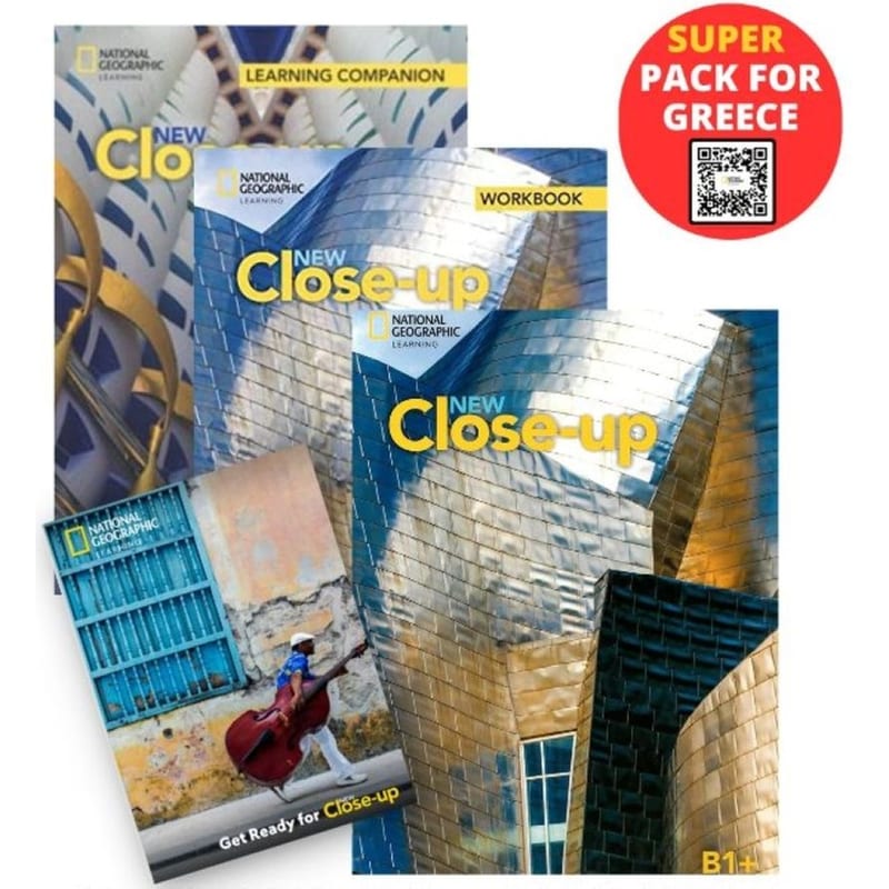New Close-Up B2 Super Pack For Greece (Students Book + Spark + Workbook + Companion + Testbook + Notebook)