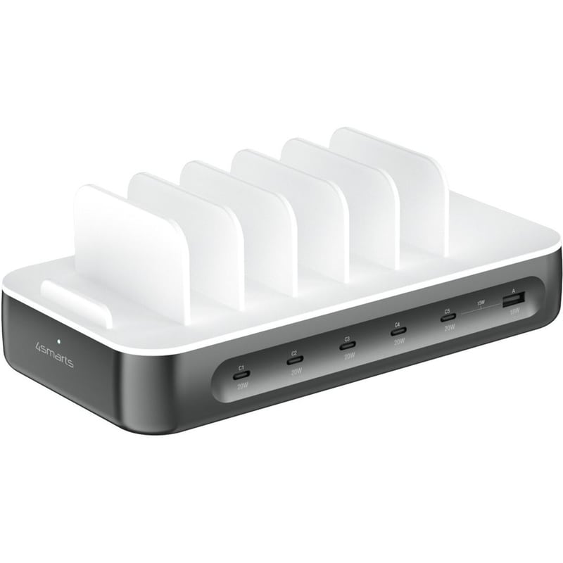 Βάση Φόρτισης 4smarts Team 100W 5C/1A - Space Grey