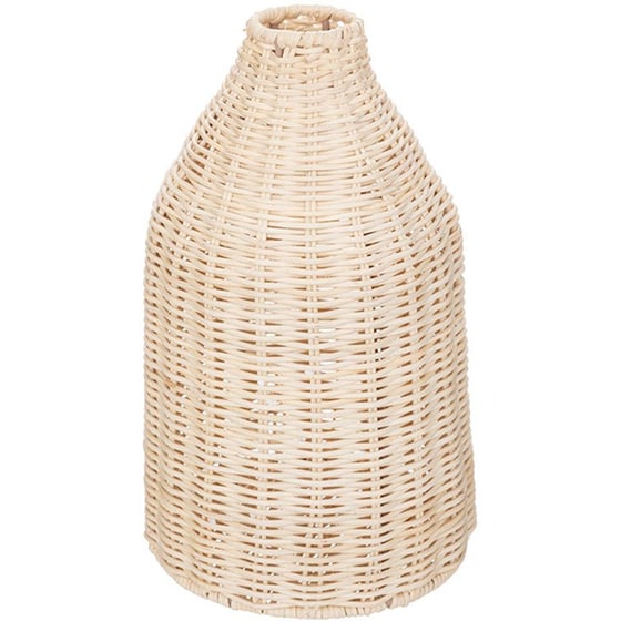 Διακοσμητικό Βάζο Spitishop Ξύλινο 15x26 cm - Μπεζ image 0
