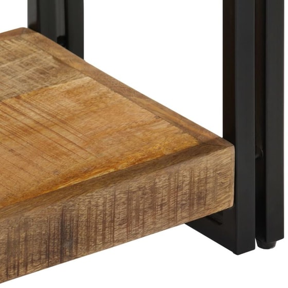 Έπιπλο Τηλεόρασης VidaXL από Ξύλο 90x30x40cm - Καφέ/Μαύρο image 5