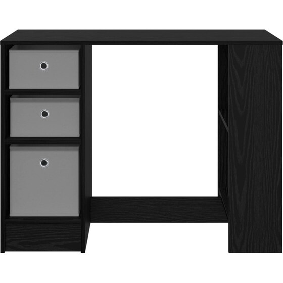 Γραφείο VidaXL από Επεξεργασμένο Ξύλο 100x40x75 cm - Μαύρη Οξιά image 4