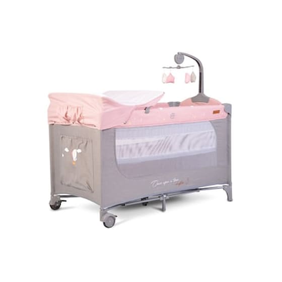 Παρκοκρέβατο με 2 Επίπεδα, Αλλαξιέρα, Μουσικό Περιστρεφόμενο image 0