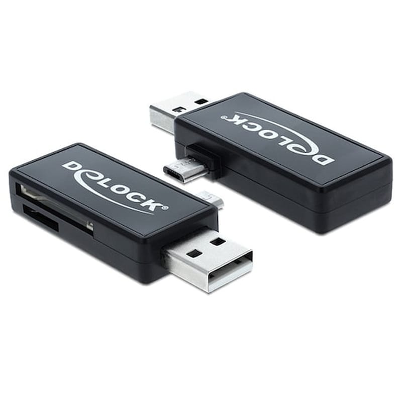 DELOCK Card Reader Delock Usb Micro B To Sd/microsd Otg Extern