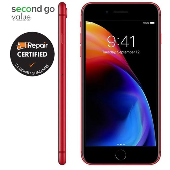 Μεταχειρισμένο Apple iPhone 8 Plus 256GB Product Red second go value Certified by iRepair image 1