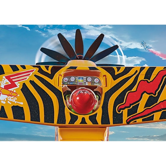 PLAYMOBIL® Air Stunt Show Ακροβατικό Αεροπλάνο Τίγρης (70902) image 4