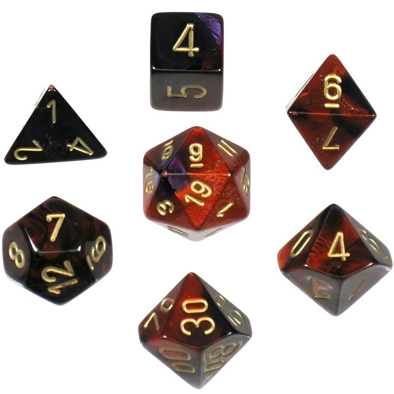 Chessex Gemini - Purple-red/Gold CHESSEX