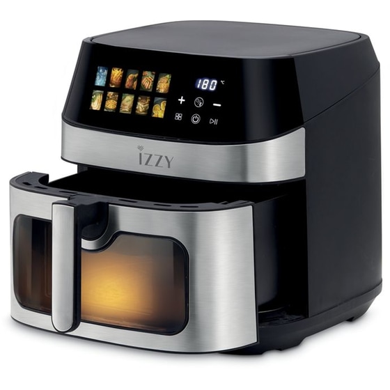 IZZY IZ-8270 με Αποσπώμενο Κάδο 2200 W 8.2 L Ασημί/Μαύρο Φριτέζα Αέρος image 1