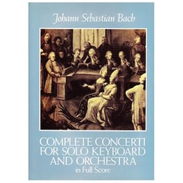 Βιβλίο Για Σύνολα Dover Publications Bach - Complete Concerti For Solo Keyboard - Orchestra [full Score]