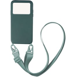 Θήκη Xiaomi Poco M4 Pro 4G - My Colors Carryhang Liquid Silicone Strap - Πράσινο