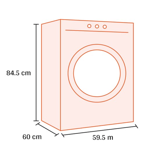 TESLA WT8H61M 8 kg με Αντλία Θερμότητας Λευκό Στεγνωτήριο Ρούχων image 1