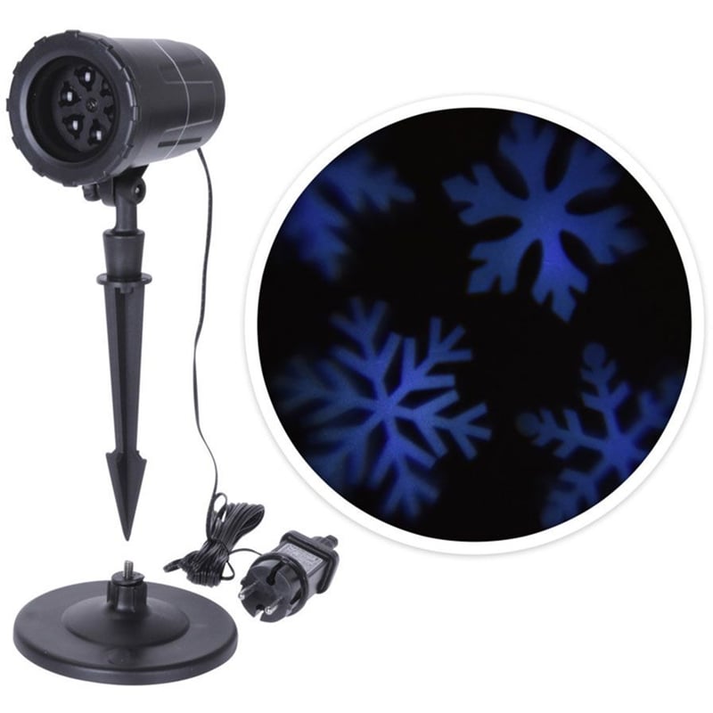 Χριστουγεννιάτικος Προβολέας Laser SpitiShop Snowflake