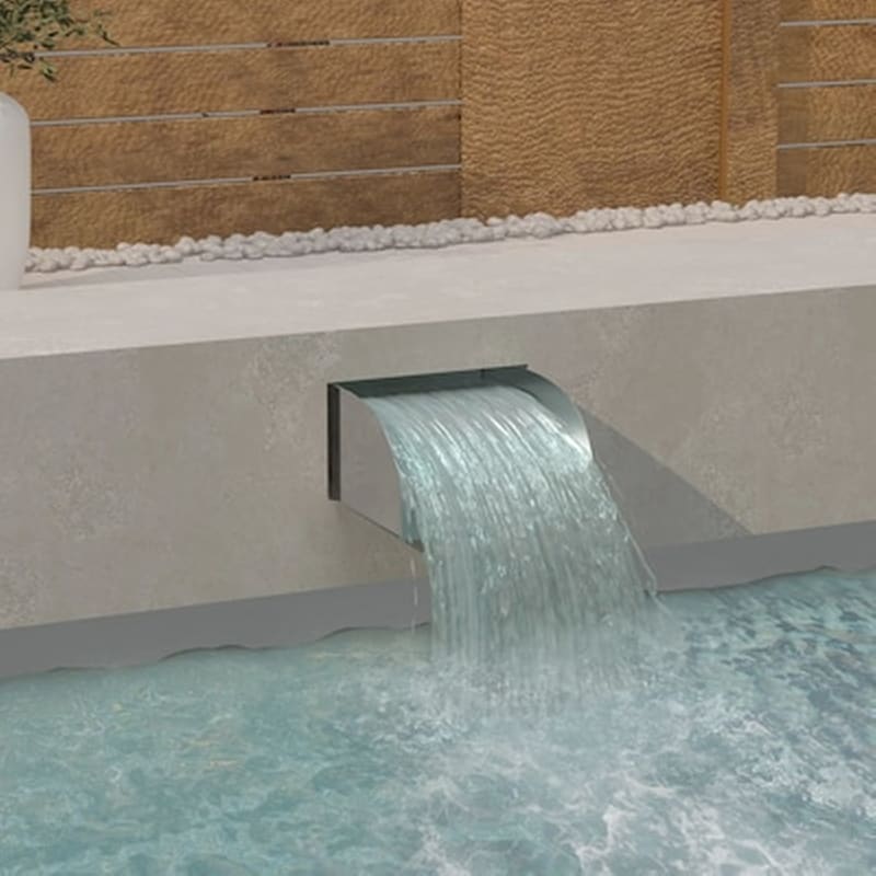 VIDAXL Vidaxl Καταρράκτης 30 X 34 X 14 Εκ. Από Ανοξείδωτο Ατσάλι 304