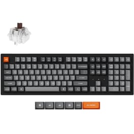 Keychron K10 Max QMK K10M-H3 Ασύρματο Gaming Μηχανικό Πληκτρολόγιο με Keychron Super Brown διακόπτες και RGB φωτισμό (Αγγλικό US)
