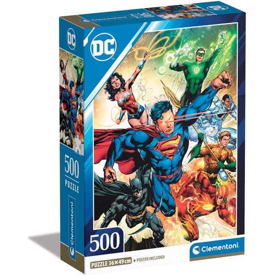 Παζλ Clementoni High Quality Collection DC Comics Justice League (500 Κομμάτια) image 0