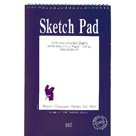Next Sketch Pad Μπλοκ Σχεδίου 20x30εκ.,25φ. 160γρ. image 0