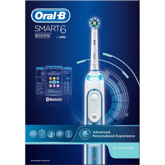 Ηλεκτρική Οδοντόβουρτσα ORAL-B SMART 6000N - Λευκό image 4