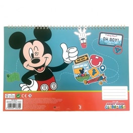 Μπλοκ&nbsp;Ζωγραφικής&nbsp;&&nbsp;Αυτοκόλλητα Gim&nbsp;40Φ. Mickey