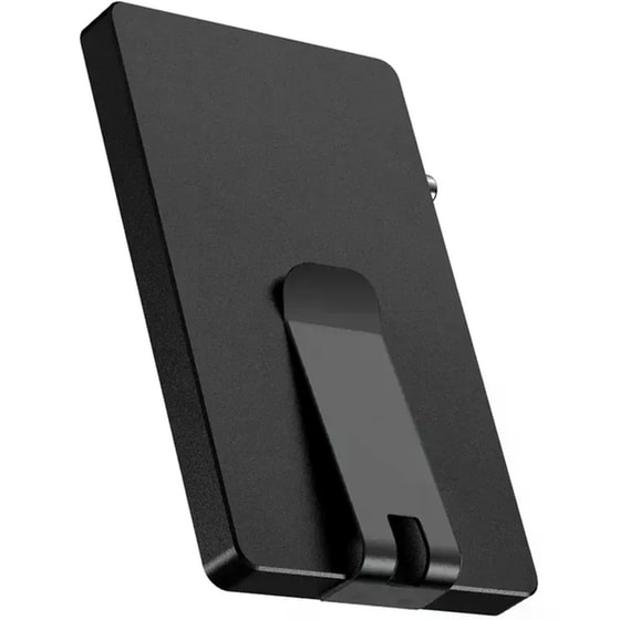 Θήκη Καρτών Valenta Αλουμινίου με Κλιπ Money Black image 1