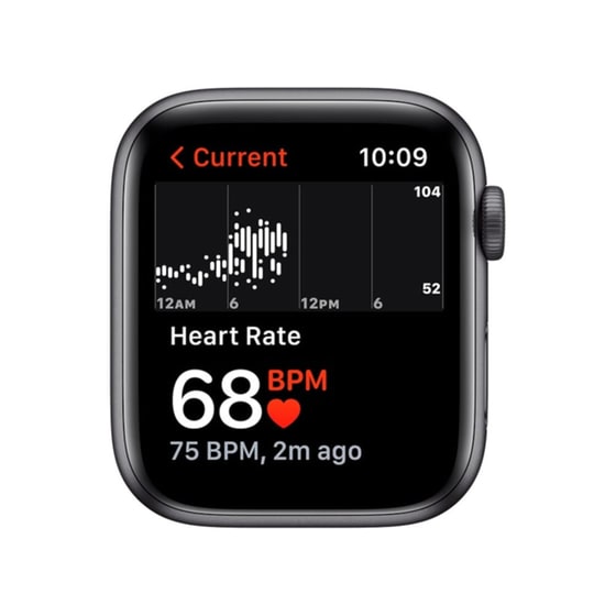 Apple Watch SE 40mm Aluminium Midnight Sport Band - Space Grey image 3