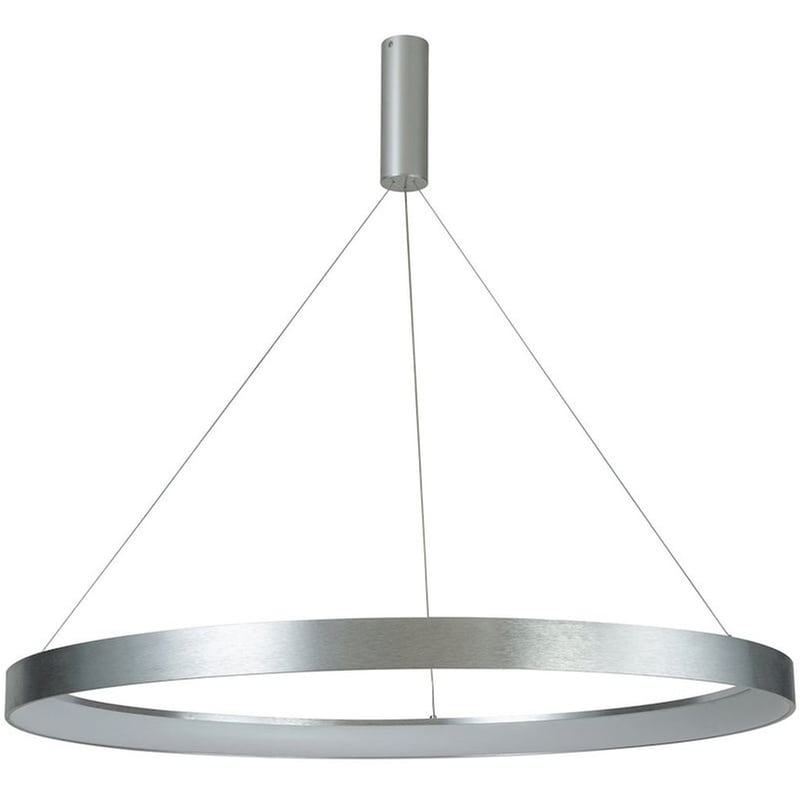 Φωτιστικό Οροφής Led Dimmable Homelighting Amaya 77-8146 από Αλουμίνιο - Ασημί