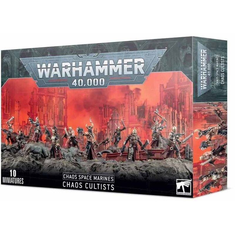 Chaos Space Marines: Chaos Cultists Warhammer 40k GAMES WORKSHOP