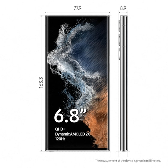 Samsung Galaxy S22 Ultra 5G 256GB - Phantom White image 4