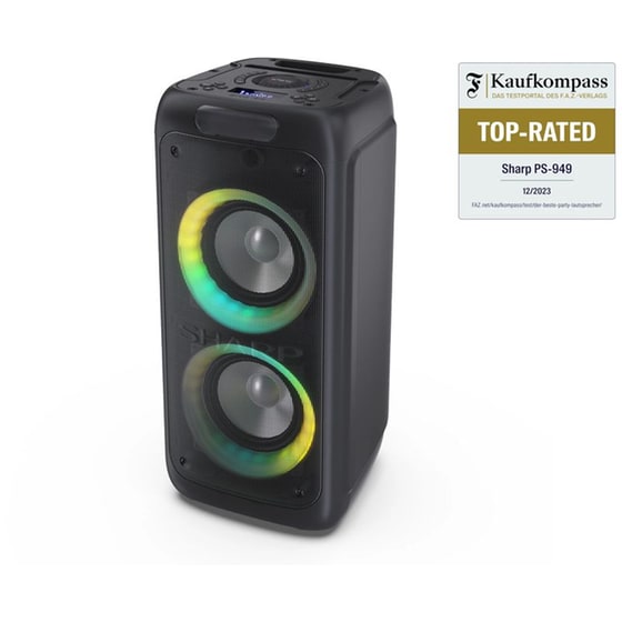 Party Speaker Sharp PS949 132W Karaoke - Μαύρο image 5